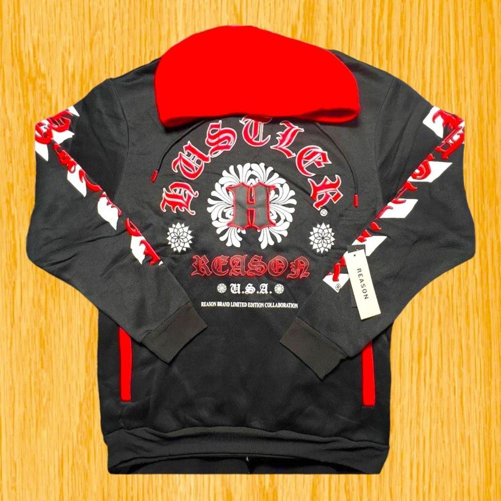 Official Hustler Logo HipHop Trap Urban Designer Streetwear Hoodie Men’s XL NWT